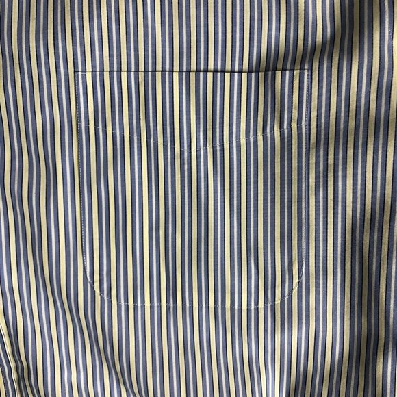 Lauren Ralph Lauren Men's Button Down Shirt Classic Fit Non Iron Size 17.5 34/35 - Picture 7 of 8